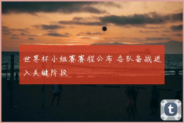 世界杯小组赛赛程公布 各队备战进入关键阶段